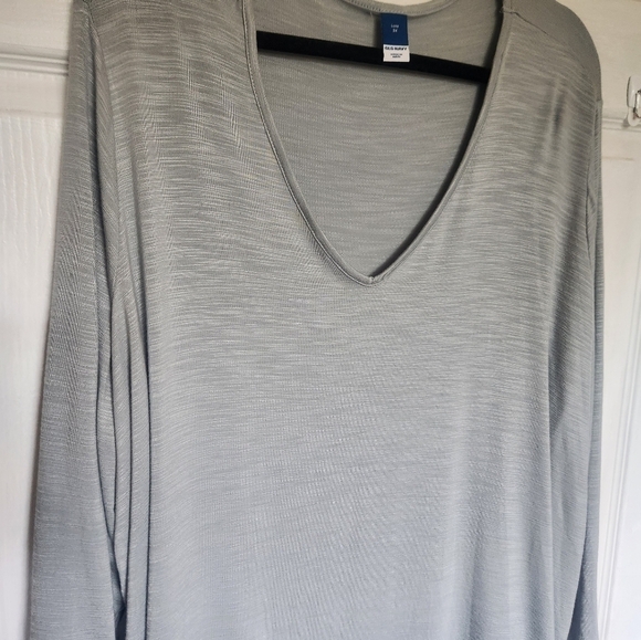 Old Navy Luxe Green Long Sleeve Plus Size Tee Size 3x - Picture 4 of 9